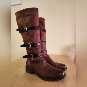 Miz Mooz Cognac Leather Boots